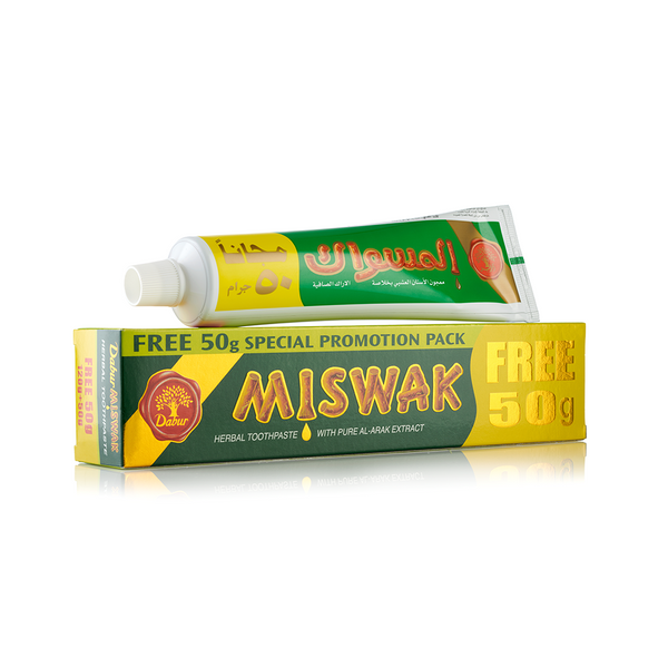 Dabur Miswak Toothpaste 120g + 50g Free/ 50g + 25g Free