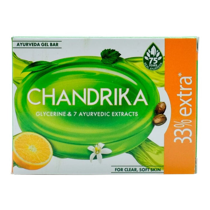 2 x Chandrika Ayurvedic Glycerine Soap (200g)