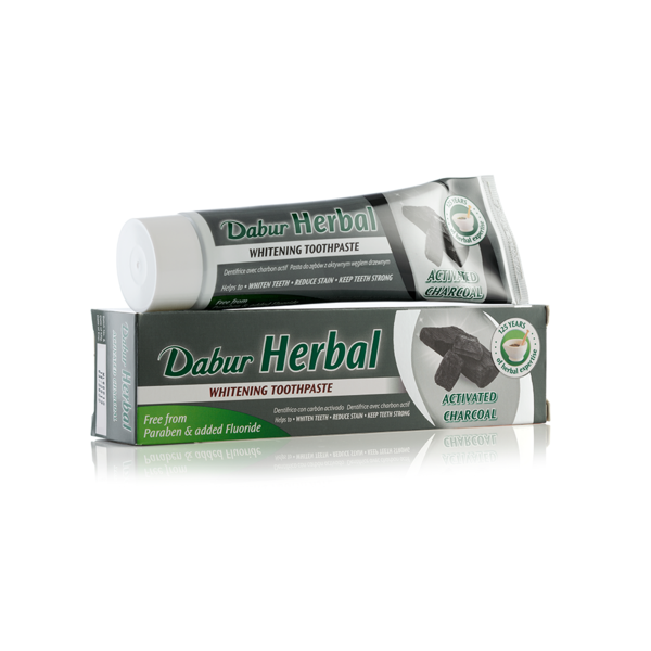 Dabur Herbal Toothpaste - Charcoal 100ml [Clearence Sale - Exp 04/24]