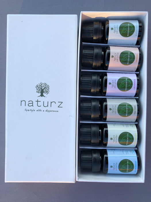 Naturz Essential (NEssential) Oils - Top 6 Premium Collection (100% Natural Therapeutic Grade)