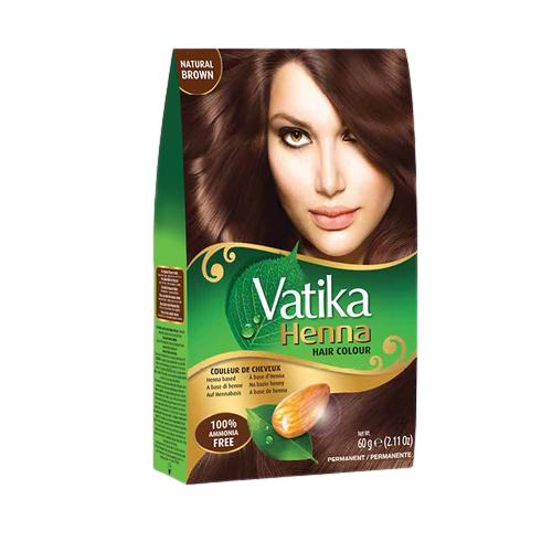 Vatika Hair Colour - Natural Brown 60g