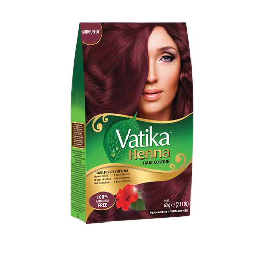 Vatika Hair Colour - Burgundy 60g [Clearence Sale]